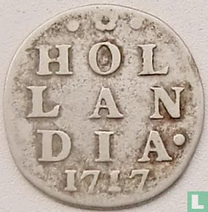 Holland 2 stuiver 1717 - Afbeelding 1