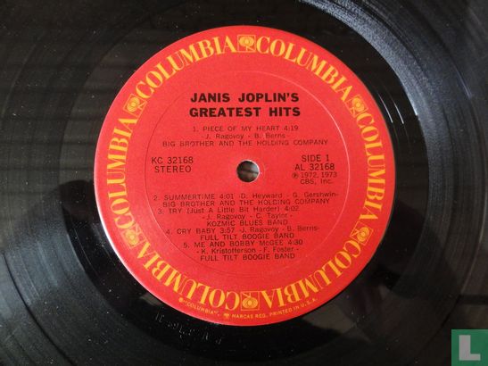 Janis Joplin's Greatest Hits - Afbeelding 3