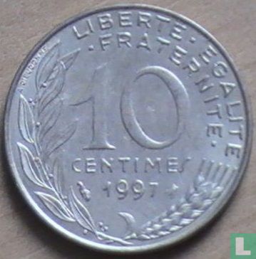 Frankrijk 10 centimes 1997 - Afbeelding 1
