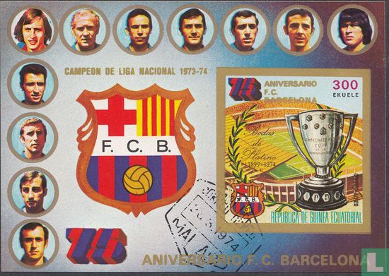 75 Jahre Fussballverein F.C Barcelona 