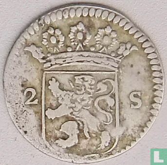 Holland 2 stuiver 1711 - Afbeelding 2
