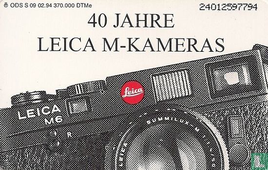 40 Jahre Leica M-Kameras - Afbeelding 2