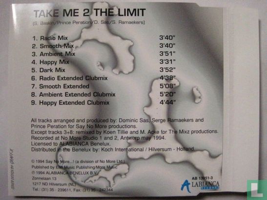 Take me 2 the Limit - Afbeelding 2