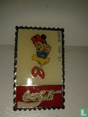 Coca Cola pin Minnie Mouse