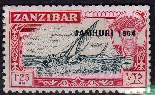 JAMHURI 1964 - Boekdruk opdruk