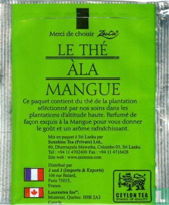 Le Thé ala Mangue - Afbeelding 2