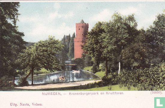 Nijmegen, - Kronenburgerpark en kruittoren - Afbeelding 1