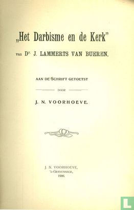 Het Darbisme en de kerk van dr. J. Lammerts van Bueren, aan de Schrift getoetst  - Image 3
