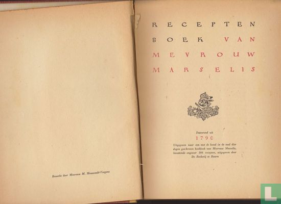 Receptenboek van Mevrouw Marselis - Image 3
