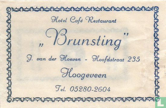 Hotel Café Restaurant "Brunsting" - Image 1