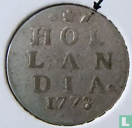 Holland 2 stuiver 1773 - Afbeelding 1