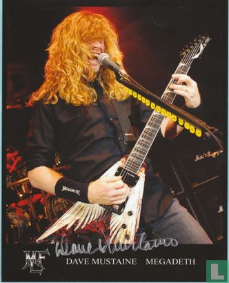 Megadeth, Dave Mustaine signed, MFC Fan Club, 2007