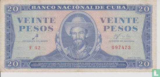Kuba 20 Pesos - Bild 1