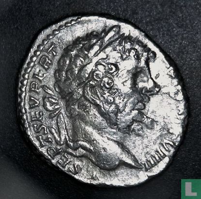 Romeinse Rijk, AR Denarius,193-211 AD, Septimius Severus, Rome, 197 - Afbeelding 1