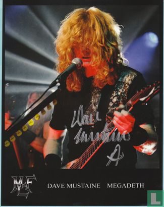 Megadeth, Dave Mustaine signed, MFC Fan Club, 2008
