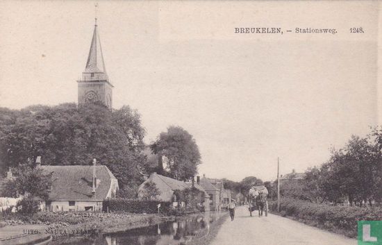 Breukelen, - Stationsweg. - Afbeelding 1