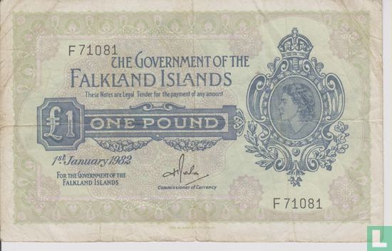 Falkland Islands one pound - Image 1