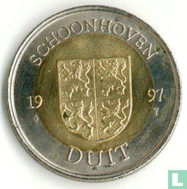 Schoonhoven 1 Duit 1997 - Afbeelding 1