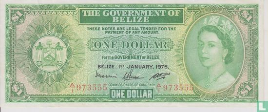 Belize 1 Dollar 1975 - Bild 1