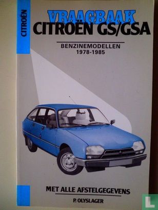 Vraagbaak Citroën GS / GSA - Afbeelding 1