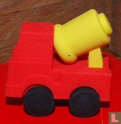 Cementwagen - WOW 3D Gummen  - Afbeelding 1