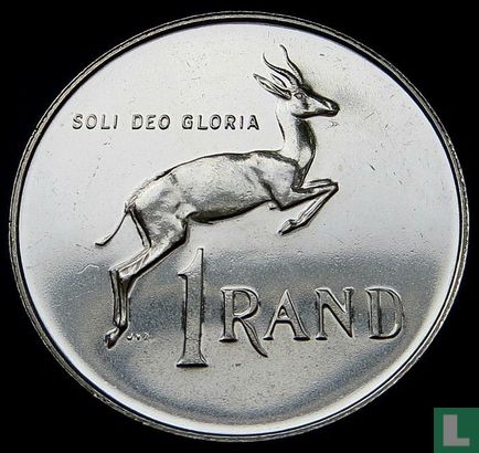 Zuid-Afrika 1 rand 1989 (zilver) - Afbeelding 2
