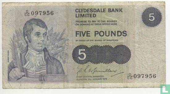 Scotland 5 Pound - Image 1