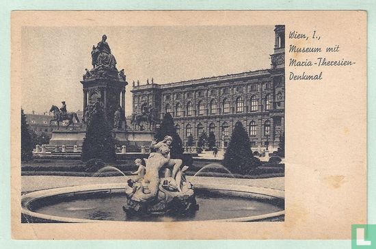 Wien, Museum mit Maria Theresien Denkmal - Image 1