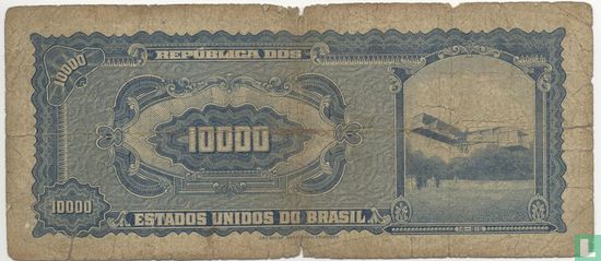 Brazil 100 Cruzeiros Novos on 10.000 Cruzeiros - Image 2