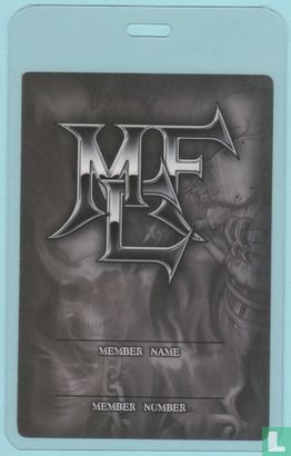 Megadeth Backstage Pass, Megafanclub Laminate 2008 - Image 2