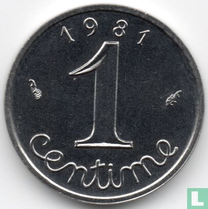 Frankrijk 1 centime 1981 - Afbeelding 1
