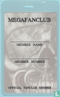 Megadeth Backstage Pass, Megafanclub Laminate 2007 - Image 2