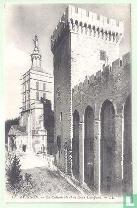 Avignon, La Cathédrale et la Tour Campana - Afbeelding 1
