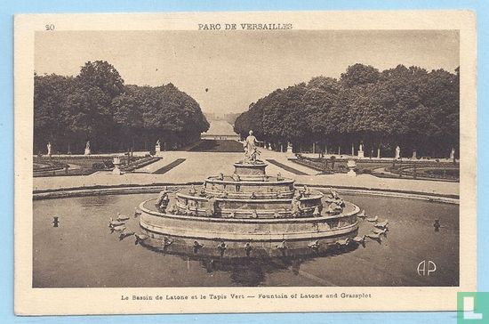 Versailles, Le Bassin de Latone et le Tapis Vert - Afbeelding 1