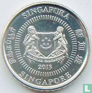 Singapore 50 cents 2013 (type 2) - Image 1