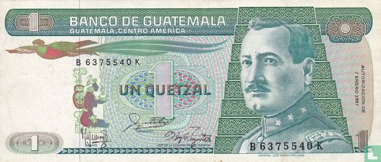 Guatemala 1 Quetzal - Afbeelding 1