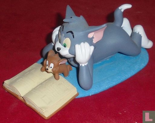 Tom en Jerry lezend - Afbeelding 1