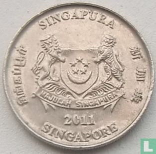 Singapour 20 cents 2011 - Image 1