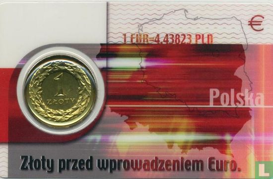 Pologne 1 zloty 1994 (coincard) - Image 1