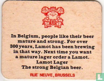 Lamot strong belgian lager / Rue Neuve, Brussels - Image 2