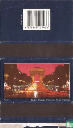 No 3 Parijs-Champs Elysees en Arc de Triomphe
