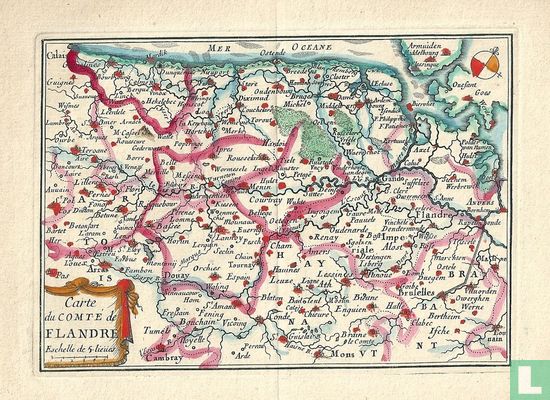 Carte du Comté de Flandre 