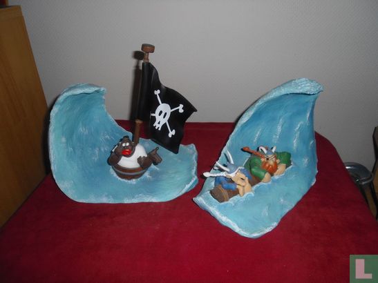 Asterix boekensteun: Piraten in water - Bild 2
