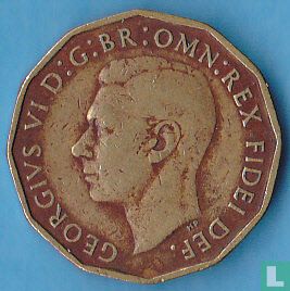 Verenigd Koninkrijk 3 pence 1949 - Afbeelding 2