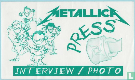 Metallica Backstage Press Pass - Bild 1