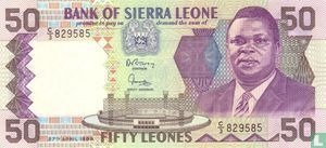 Sierra Leone 50 Leones 1988 - Image 1