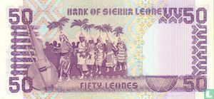 Sierra Leone 50 Leones 1988 - Image 2