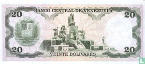 Venezuela 20 Bolívares 1987 - Image 2