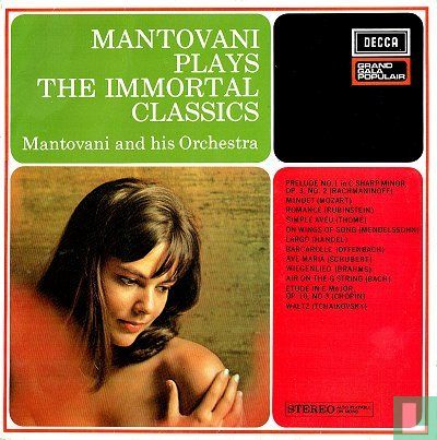 Mantovani Plays the Immortal Classics - Afbeelding 1