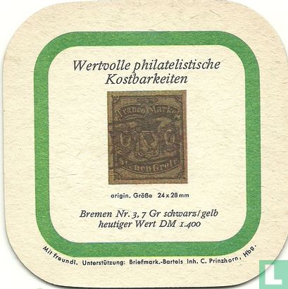 Wertvolle philatelistische Kostbarkeiten: Bremen Nr. 3 - Afbeelding 1